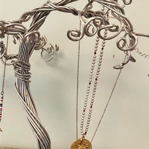 Handcrafted Silver Jewelry Tree